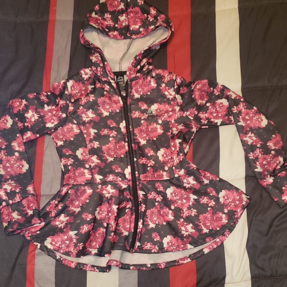 Children's Floral Print Coat